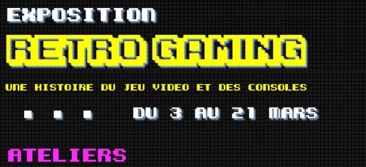 Affiche Retrogaming - Une histoire du jeu vidéo et des consoles