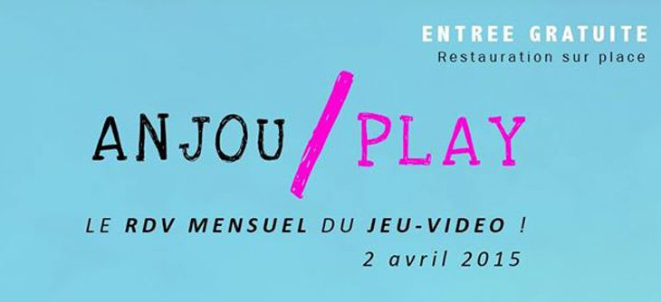 Affiche Anjou Play - Soirée jeux-vidéo Affiche Anjou Play - Soirée jeux-vidéo
