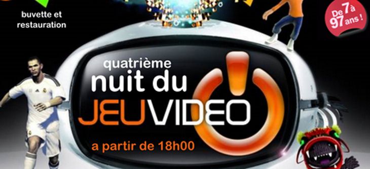 Affiche 4ème nuit du jeu vidéo