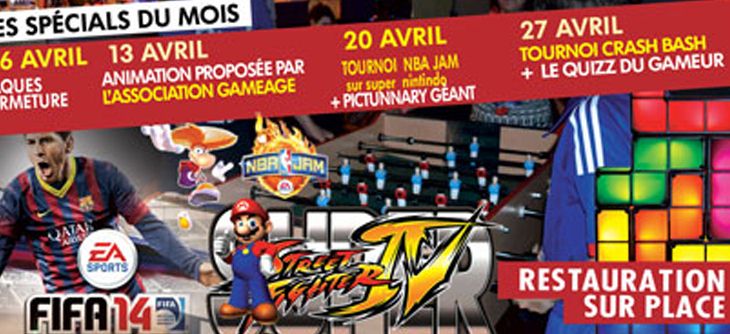 Affiche NBA JAM (SNES) + MARIO KART DOUBLE DASH (GAMECUBE) + Pictionnary au Blogg Lyon