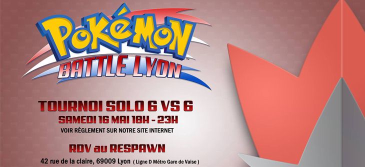 Affiche Pokémon Battle Lyon #2 Affiche Pokémon Battle Lyon #2