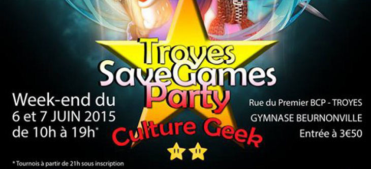 Affiche Save Games Party 2 - Culture Geek