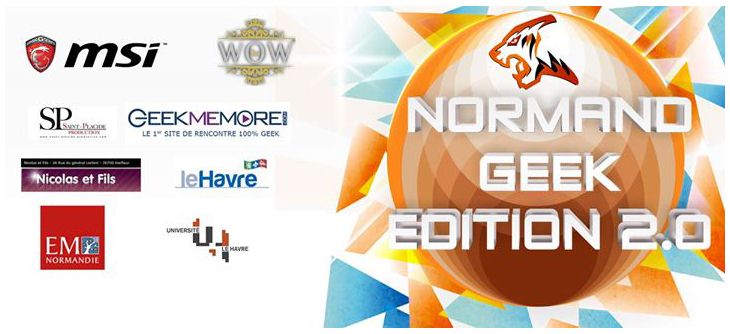 Affiche Lan Party NORMAND'GEEK 2.0 - 3000€ de lots