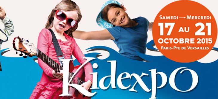 Affiche Kidexpo 2015 - 9ème édition du salon pour les enfants