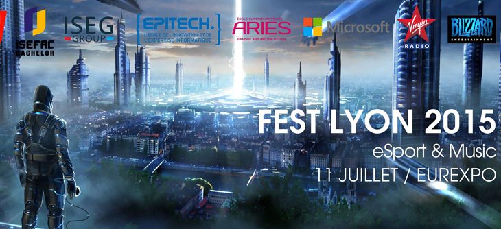 Affiche Fest - événement jeu vidéo et eSport inédit