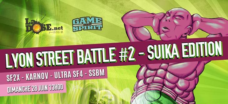 Affiche Lyon Street Battle 2015 - Suika edition Affiche Lyon Street Battle 2015 - Suika edition