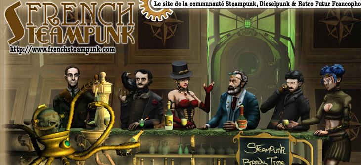 Affiche Apéristeam - French Steampunk