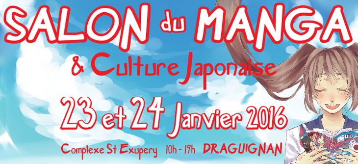 Affiche Salon du Manga et Culture Japonaise de Draguignan