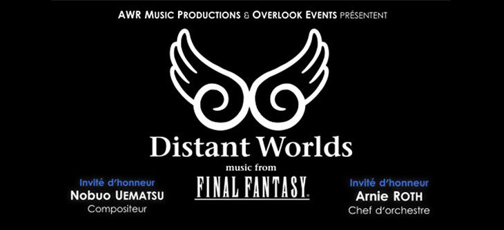 Affiche Distant Worlds - music from Final Fantasy concerts 2016