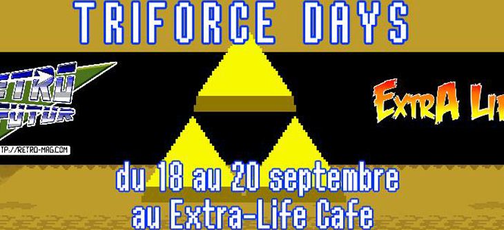 Affiche Triforce Days Retro Vers le Futur Magazine