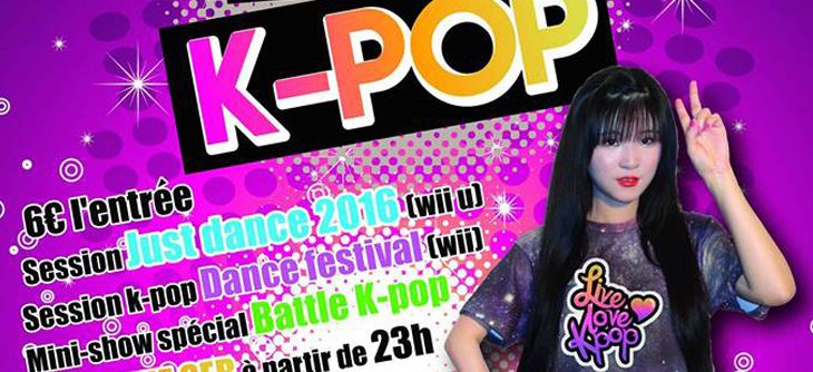 Affiche Soirée KPOP SUD PARTY - Just Dance