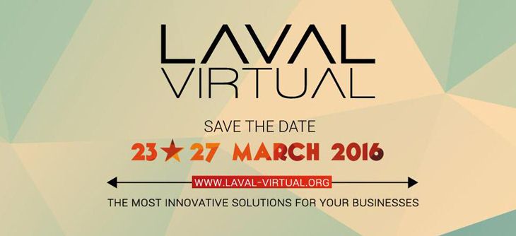 Affiche Laval Virtual 2016 - 18èmes Rencontres Internationales de Technologies et Usages du Virtuel