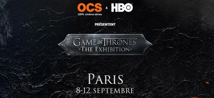 Affiche Exposition Game of Thrones