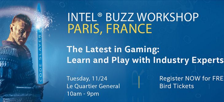 Affiche Intel Buzz Workshop Paris