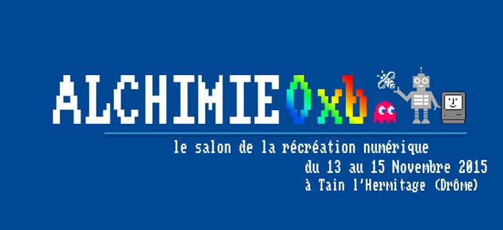 Affiche Alchimie 0xb - conférences et démoparty Amiga