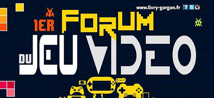 Affiche 1er Forum du Jeu Vidéo de Livry-Gargan
