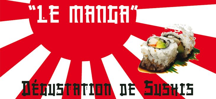 Affiche Dégustation de sushis