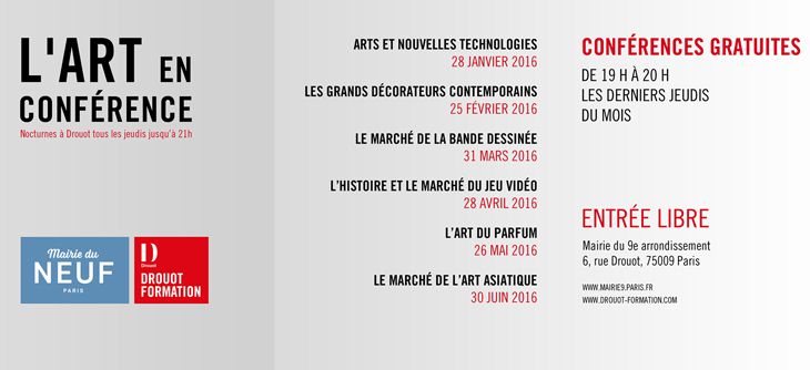 Affiche Art En Conférence - l'histoire et le marché du jeu vidéo