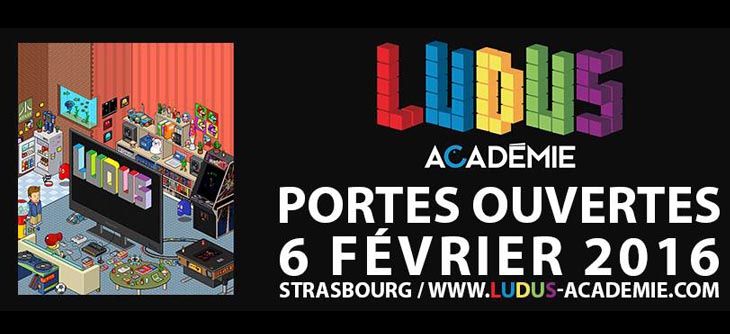 Affiche Journée portes ouvertes Ludus Académie Strasbourg