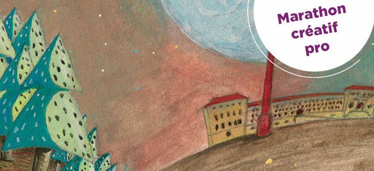 Affiche Marathon sur tablettes numériques - Festival d'un Jour