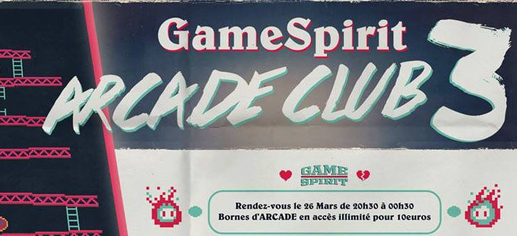Affiche GameSpirit Arcade Club 2016 - 3ème édition