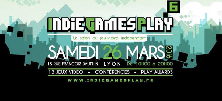 Affiche Indie Games Play 2016 in LYON