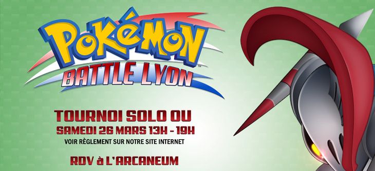 Affiche Pokémon Battle Lyon - Saison 2016