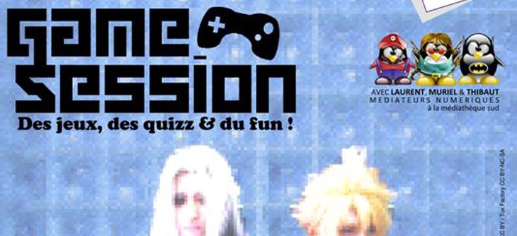 Affiche Game Session - les J-RPG, les jeux de rôles japonais