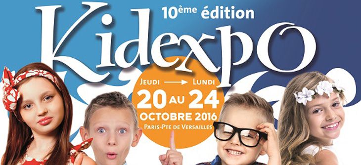 Affiche Kidexpo 2016 - 10ème édition du salon pour les enfants