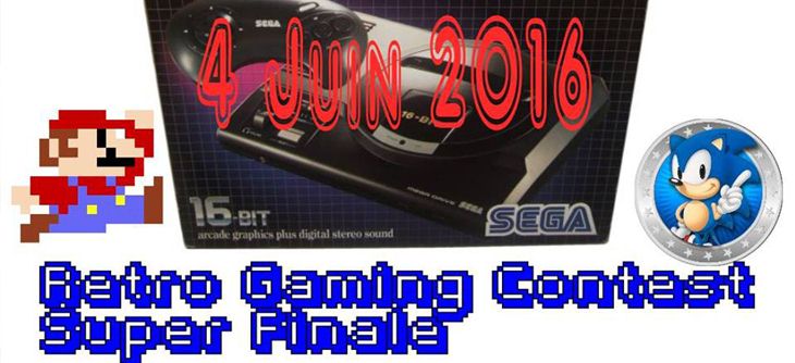 Affiche Retro Gaming Contest Super Finale