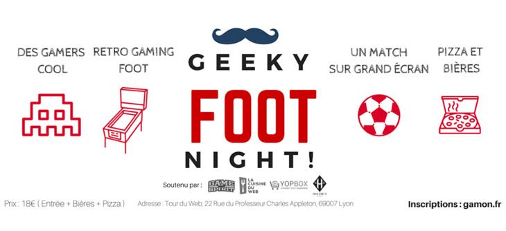 Affiche Geeky Foot Night