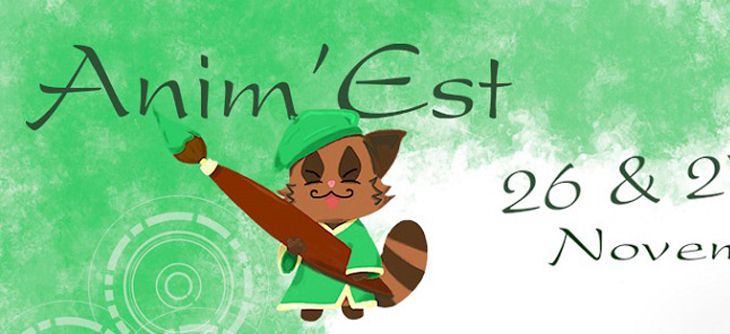 Affiche Anim'Est 2016 - convention de culture Japonaise du Grand Est