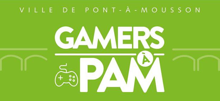 Affiche Gamers à PAM - Salon du jeu vidéo à Pont à Mousson