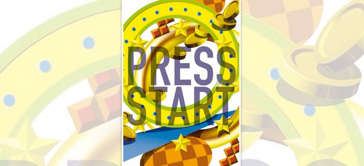Affiche Press Start, Histoires de jeux vidéo