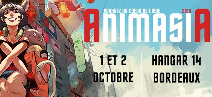 Affiche Festival Animasia Bordeaux 2016