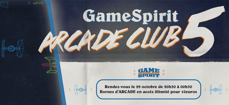 Affiche GameSpirit Arcade Club 2016 - 5ème édition