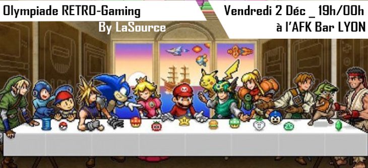 Affiche Olympiade Retro-Gaming Affiche Olympiade Retro-Gaming