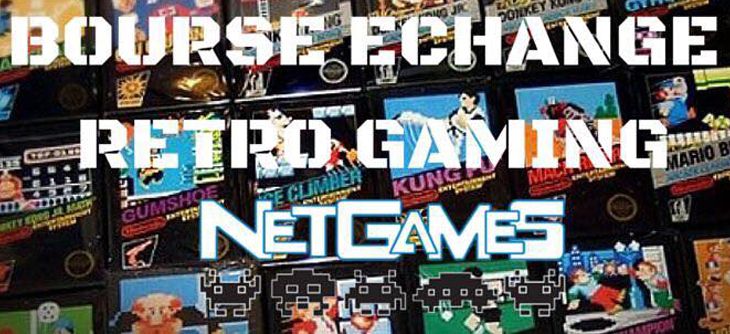Affiche 18 eme Bourse Rétro Gaming de Net Games