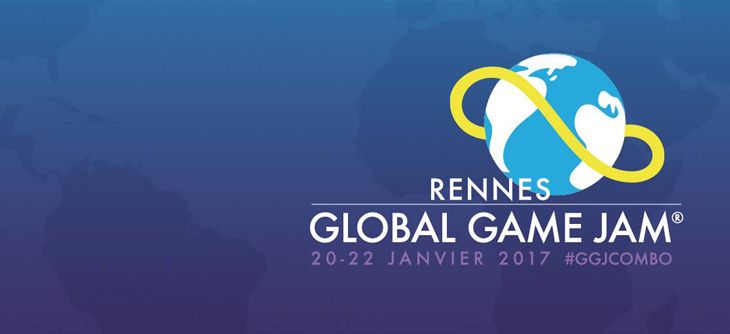 Affiche Global Game Jam 2017 - Rennes