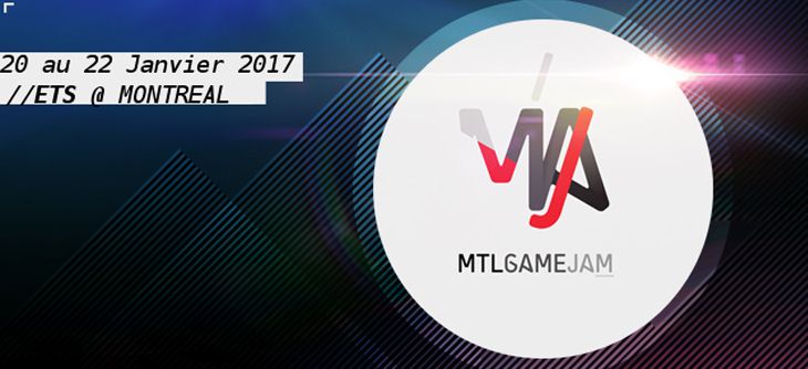Affiche Global Game Jam Montréal 2017