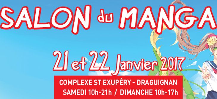 Affiche Salon du Manga et Culture Japonaise 2017 de Draguignan