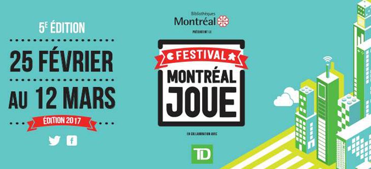 Affiche Festival Montréal Joue 2017