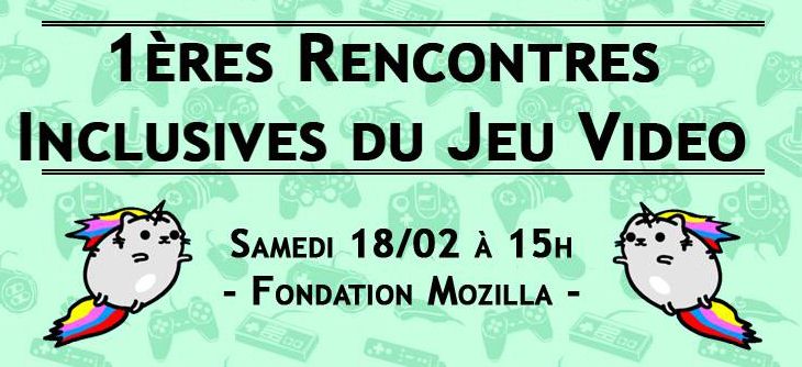 Affiche 1ères Rencontres Inclusives du Jeu Vidéo Affiche 1ères Rencontres Inclusives du Jeu Vidéo