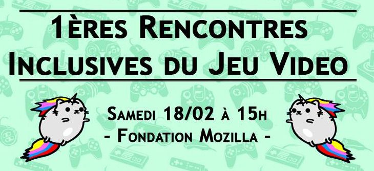 Affiche 1ères Rencontres Inclusives du Jeu Vidéo