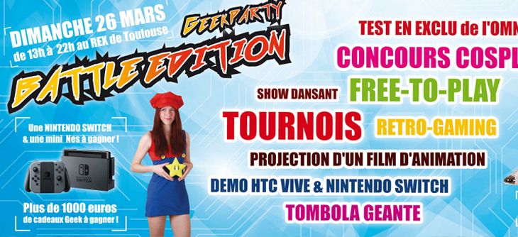 Affiche Geek Party Battle Edition