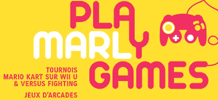 Affiche Aux Frontières Du Pixel - Festival du jeu à Marly