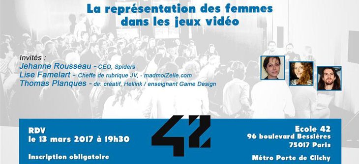 Affiche La représentation des femmes dans les jeux vidéo