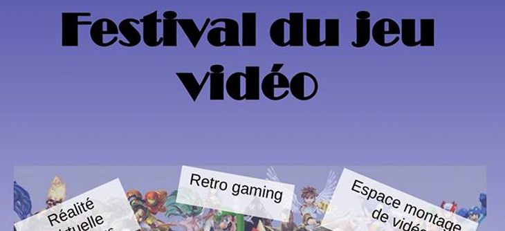 Affiche Festival du jeu vidéo