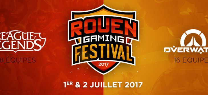 Affiche Rouen Gaming Festival 2017