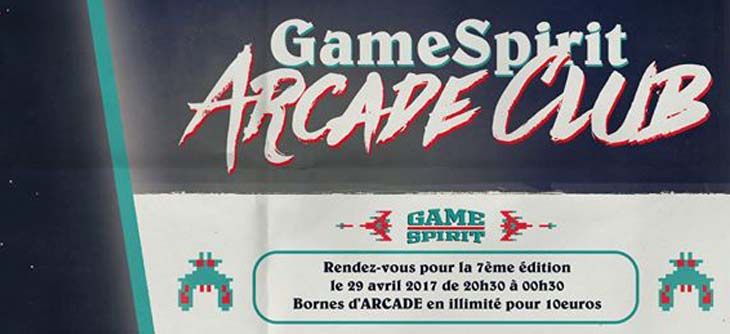 Affiche GameSpirit Arcade Club 2017 - 7ème édition